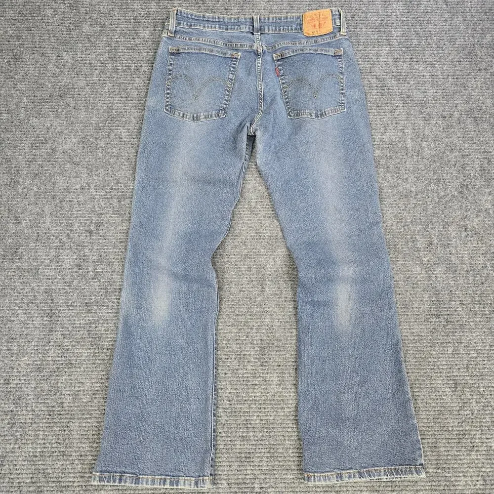 Vintage Levi's 518 Superlow Boot Cut Juniors Jeans 11S 32x30 Y2K